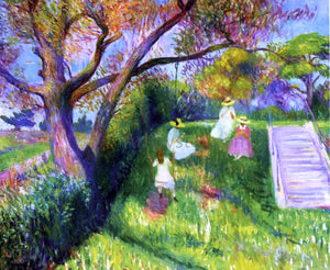  William James Glackens The Swing - Art Print