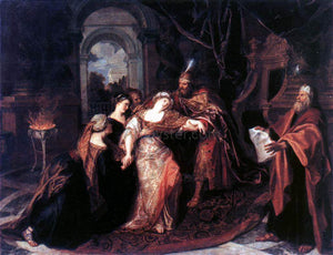  Antoine Coypel The Swooning of Esther - Art Print