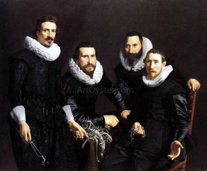  Thomas De Keyser The Syndics of the Amsterdam Goldsmiths Guild - Art Print