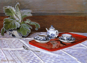  Claude Oscar Monet The Tea Set - Art Print