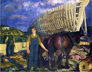  George Wesley Bellows The Teamster - Art Print