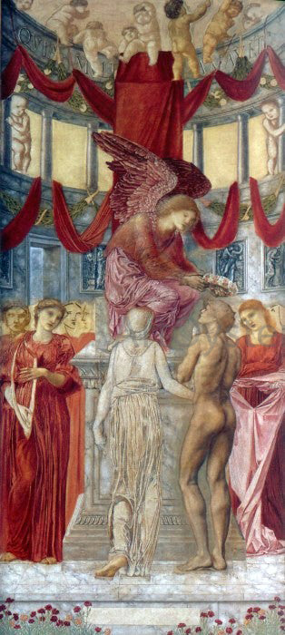  Sir Edward Burne-Jones The Temple of Love - Art Print