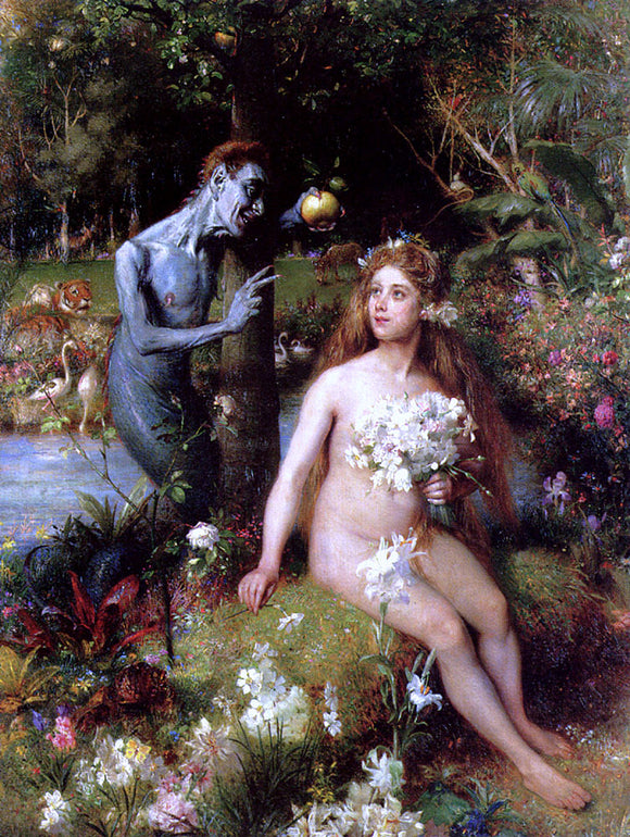  Pierre Jan Van der Ouderaa The Temptation of Eve - Art Print