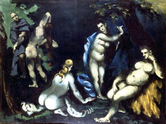  Paul Cezanne The Temptation of Saint Anthony - Art Print