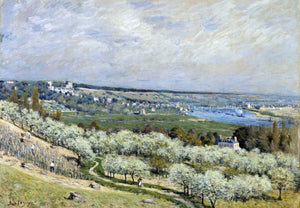  Alfred Sisley The Terrace at Saint-Germain, Spring - Art Print