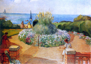  Henri Lebasque The Terrasse at Prefailles - Art Print