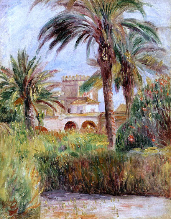  Pierre Auguste Renoir The Test Garden in Algiers - Art Print