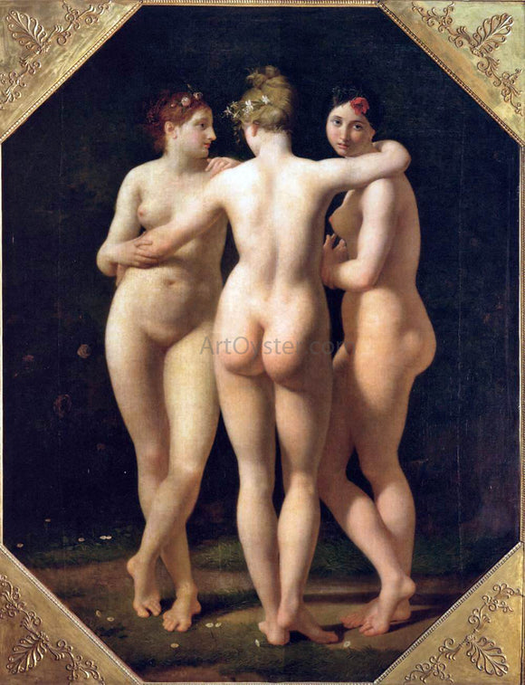  Jean-Baptiste Regnault The Three Graces - Art Print