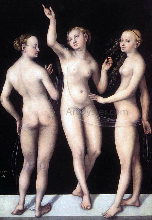  The Elder Lucas Cranach The Three Graces - Art Print