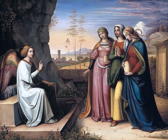 Peter Cornelius The Three Marys at the Tomb - Art Print