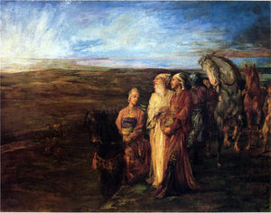  John La Farge The Three Wise Men (also known as Halt of the Wise Men) - Art Print