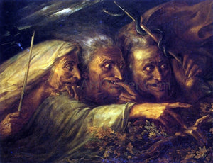 Alexandre-Marie Colin The Three Witches from MacBeth - Art Print