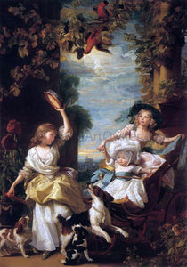  John Singleton Copley The Three Youngest Daughters of George III - Art Print