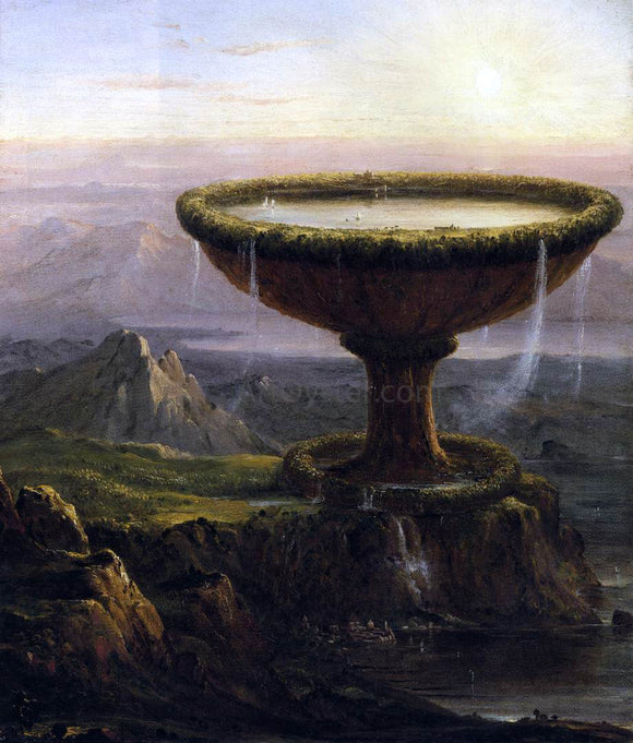  Thomas Cole The Titan's Goblet - Art Print