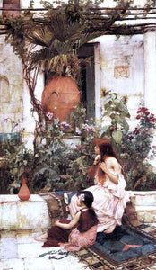  John William Waterhouse The Toilet (also known as At Capri) - Art Print