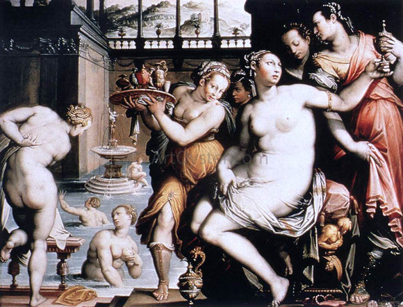  Jacopo Zucchi The Toilet of Bathsheba - Art Print