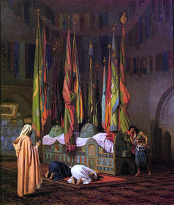  Jean-Leon Gerome The Tomb of Hazrat Imam Hisain Allahis Salam - Art Print