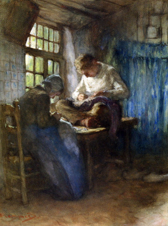  Bernardus Johannes Blommers The Town Tailors - Art Print