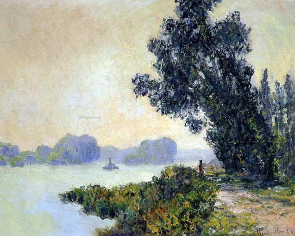  Claude Oscar Monet The Towpath at Granval - Art Print