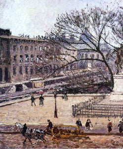  Camille Pissarro The Treasury and the Academy, Gray Weather - Art Print