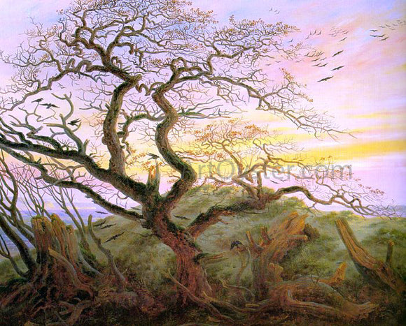  Caspar David Friedrich The Tree of Crows - Art Print