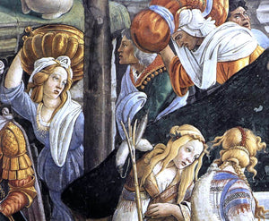  Sandro Botticelli The Trials and Calling of Moses (detail 6) (Cappella Sistina, Vatican) - Art Print