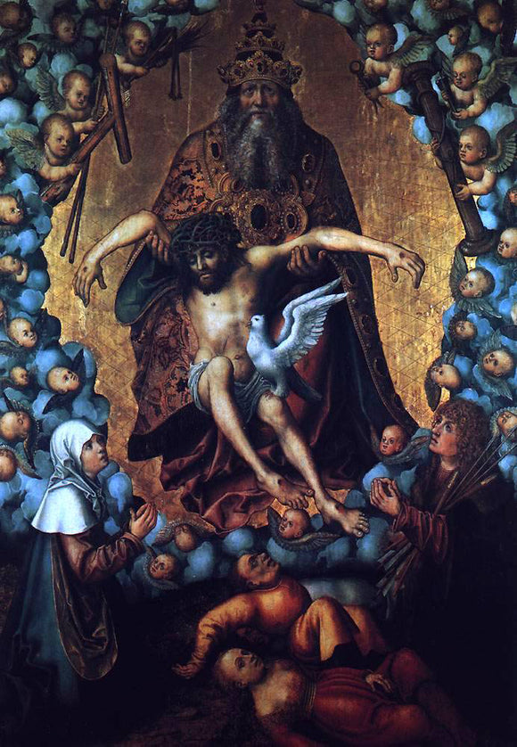  The Elder Lucas Cranach The Trinity - Art Print