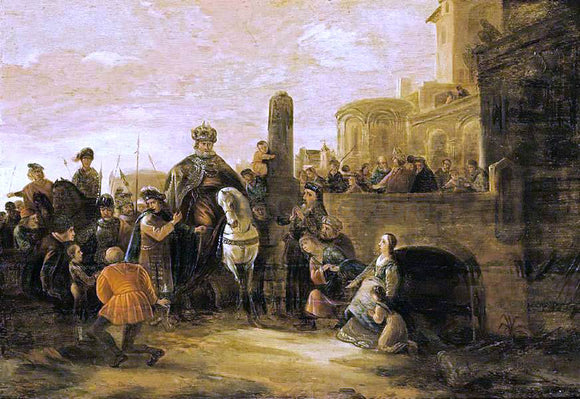  The Elder Jacob Willemsz De Wet The Triumph of Mordechai - Art Print
