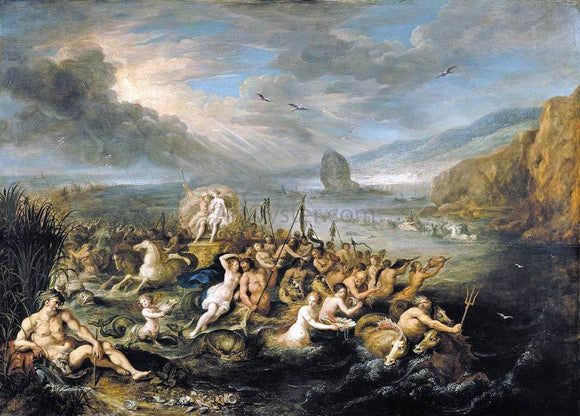  II Frans Francken The Triumph of Neptune and Amphitrite - Art Print