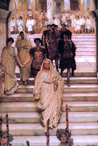  Sir Lawrence Alma-Tadema The Triumph of Titus - Art Print