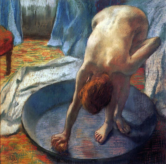  Edgar Degas A Tub - Art Print