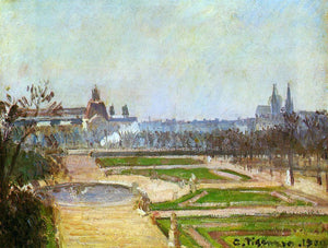  Camille Pissarro The Tuileries and the Louvre - Art Print