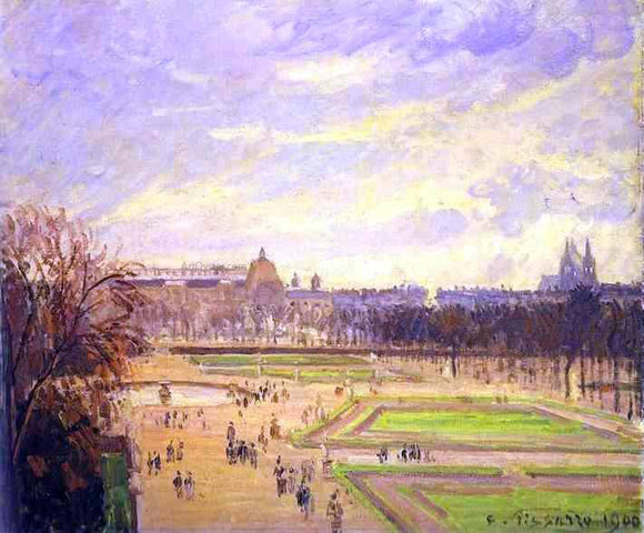  Camille Pissarro The Tuileries Gardens - Art Print