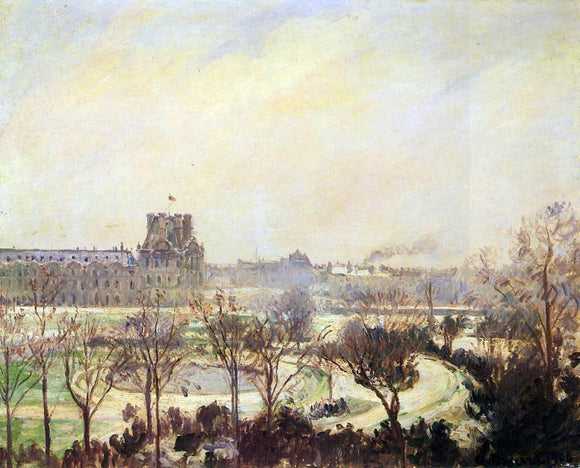  Camille Pissarro The Tuileries Gardens: Snow Effect - Art Print