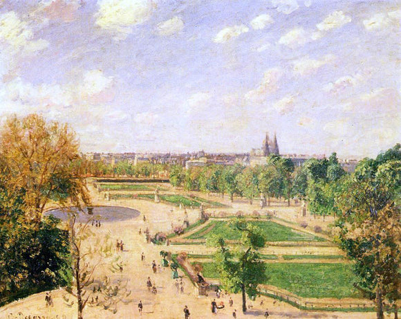  Camille Pissarro The Tuilleries Gardens: Morning, Spring, Sun - Art Print