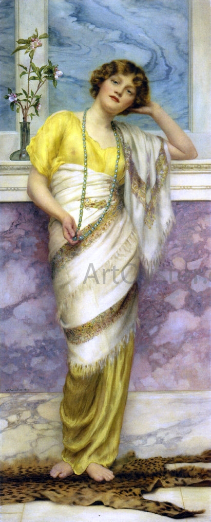  William Clarke Wontner The Turquoise Necklace - Art Print