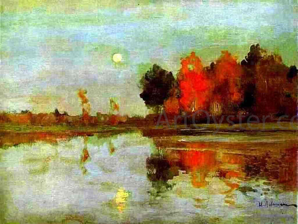  Isaac Ilich Levitan The Twilight, The Moon, Study - Art Print
