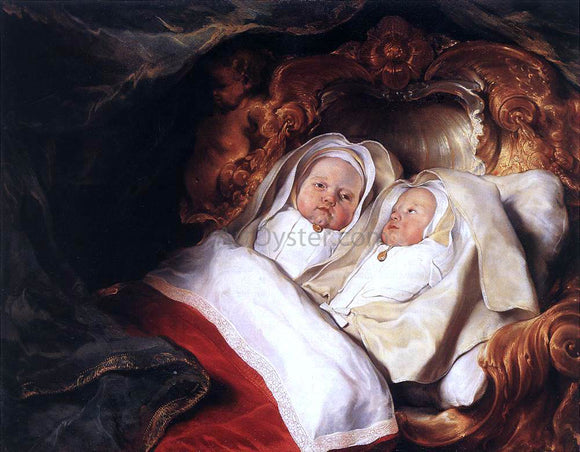  Salomon De Bray The Twins Clara and Aelbert de Bray - Art Print