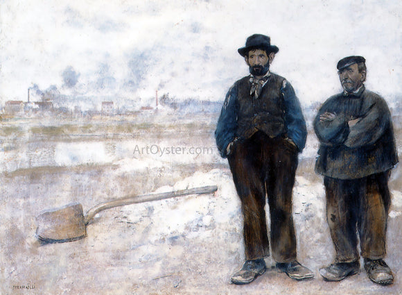  Jean-Francois Raffaelli The Two Workmen - Art Print