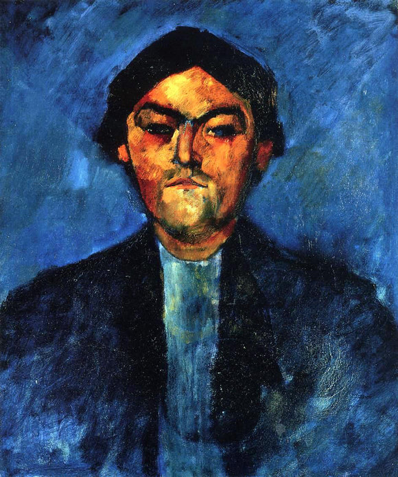  Amedeo Modigliani The Typographer (also known as Pedro) - Art Print