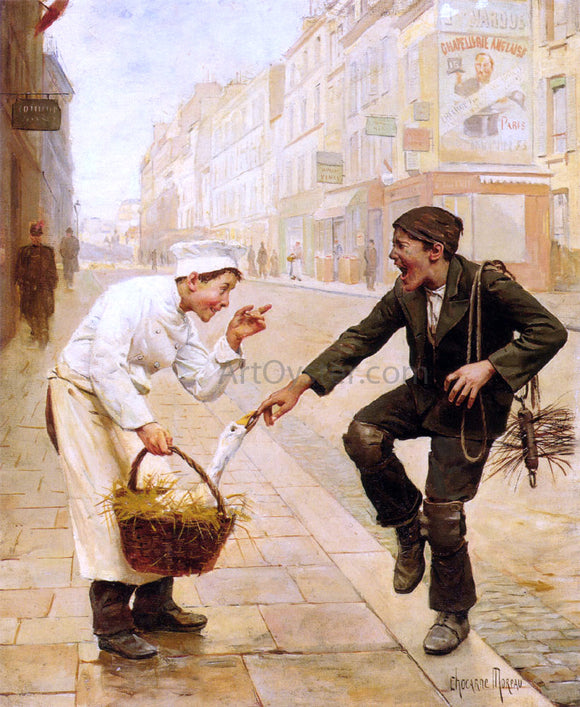  Paul Charles Chocarne-Moreau The Unexpected Surprise - Art Print