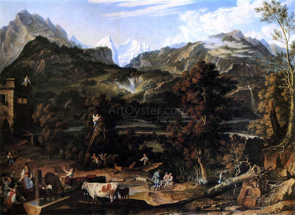  Joseph Anton Koch The Upland near Bern - Art Print