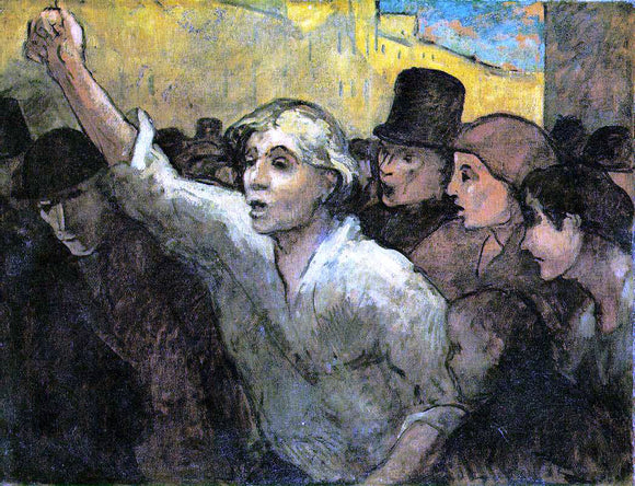  Honore Daumier The Uprising - Art Print