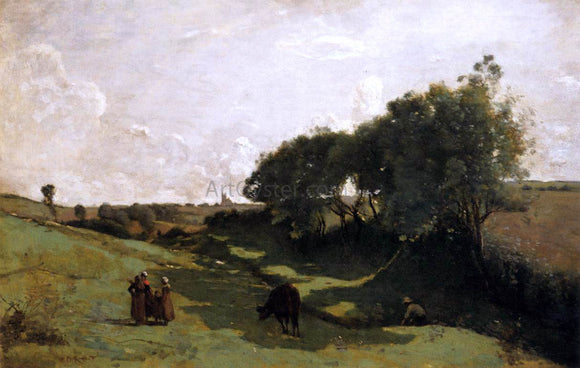  Jean-Baptiste-Camille Corot The Vale - Art Print