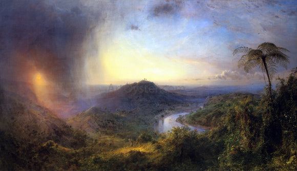  Frederic Edwin Church The Vale of St. Thomas, Jamaica - Art Print