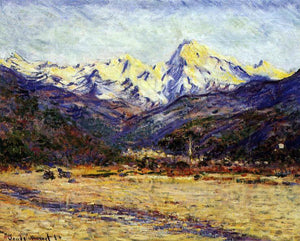  Claude Oscar Monet The Valley of the Nervia - Art Print