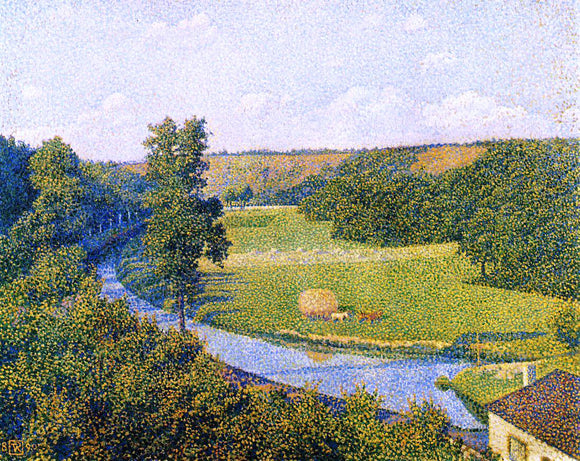  Theo Van Rysselberghe The Valley of the Sambre - Art Print