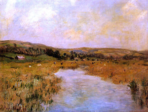  Claude Oscar Monet The Valley of the Scie at Pouville - Art Print
