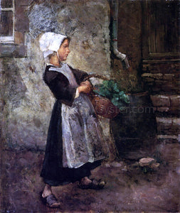  Gari Melchers The Vegetable Girl - Art Print