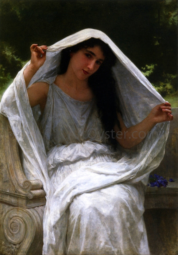  William Adolphe Bouguereau The Veil - Art Print